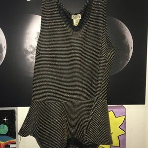 Black and Gold Blouse